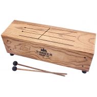 Timber Drum Company T18-M Made in USA Slit Tongue Log Drum with Mallets (VIDEO)