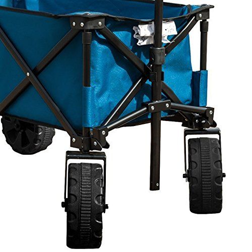  Timber Ridge Folding Camping Wagon Cart for Garden and Beach