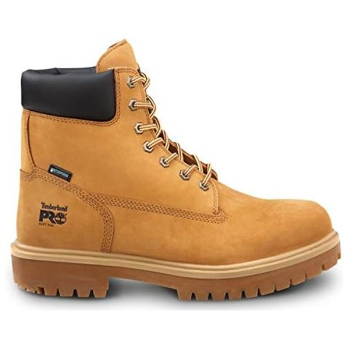 팀버랜드 Timberland PRO 6IN Direct Attach Mens, Soft Toe, MaxTrax Slip Resistant, WP Boot