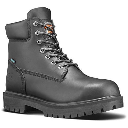 팀버랜드 Timberland PRO 6IN Direct Attach Mens, Soft Toe, MaxTrax Slip Resistant, WP Boot