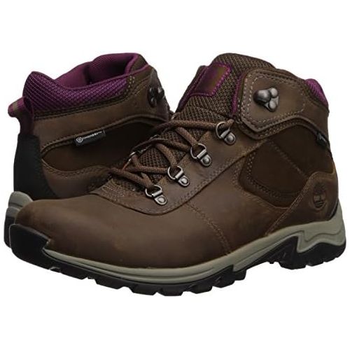 팀버랜드 Timberland Womens Mt. Maddsen Mid Leather Waterproof Hiker Hiking Boot