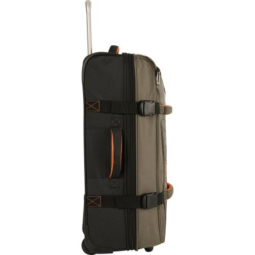 팀버랜드 Timberland Wheeled Duffle Bag - Carry On Check In Lightweight Rolling Luggage Overnight Travel Bag Suitcase for Men