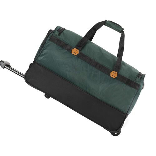 팀버랜드 Timberland Wheeled Duffle Bag - Carry On Check In Lightweight Rolling Luggage Overnight Travel Bag Suitcase for Men