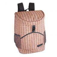 Time Concept Thermo-Insulated Designer Picnic Accessory - Backpack - Panier - Wicker Lithograph Print