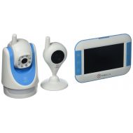 Time Flys TimeFlys Amphibian Dual Mode Baby Monitor with Parent Monitor and Wi-Fi Internet Viewing Home and Office Monitoring (5 Inch, White&Blue)