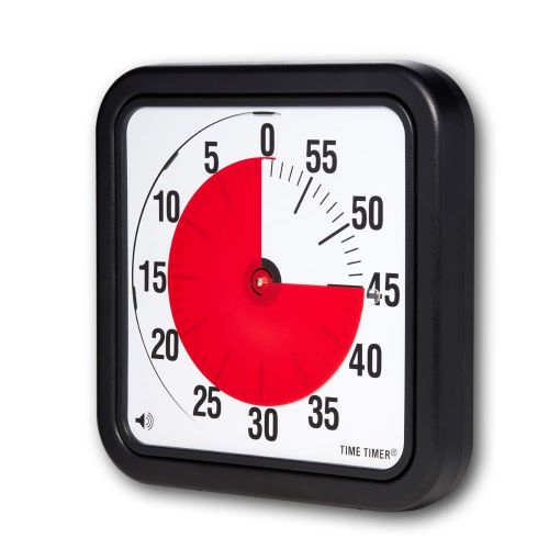  [아마존 핫딜] [아마존핫딜]Time Timer Original 12 inch; 60 Minute Visual Timer  Classroom Or Meeting Countdown Clock for Kids and Adults (Black)