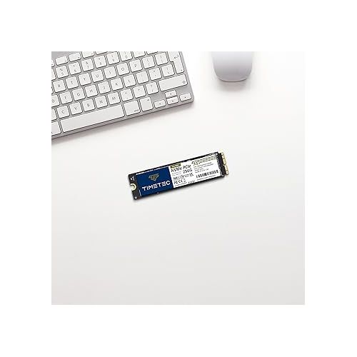  Timetec 256GB MAC SSD NVMe PCIe Gen3x4 3D NAND TLC Read Up to 1,950MB/s Compatible with Apple MacBook Air (2013-2015, 2017), MacBook Pro (2013-2015), iMac (2013-2019), Mac Pro (2013), Mac Mini (2014)