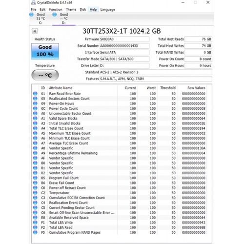  Timetec 1TB SSD 3D NAND SATA III 6Gb/s 2.5 Inch 7mm (0.28) 800TBW Read Speed Up to 550 MB/s SLC Cache Performance Boost Internal Solid State Drive for PC Computer Desktop and Lapto