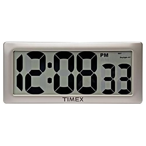  Timex 75071TA2 13.5 Large Digital Clock with 4 Digits and Intelli-Time Technology