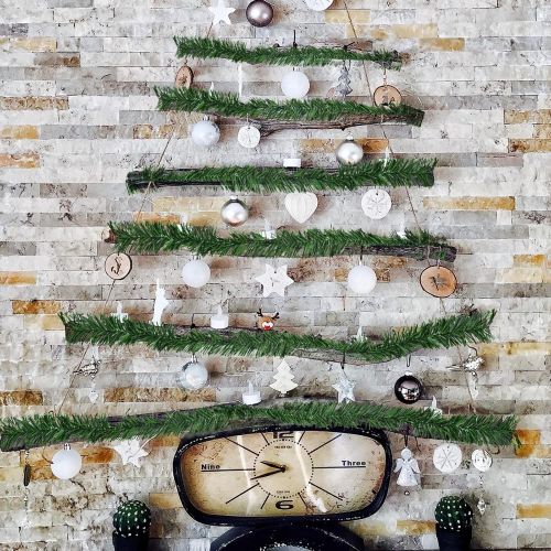  Timoo 80 Ft Christmas Garland Greenery 4 Strands Green Garland Christmas Artificial Pine Garland Soft Garland Holiday Garland Greenery Christmas Greenery Decorations for Stair Fire