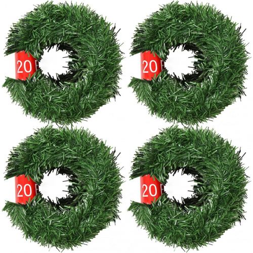  Timoo 80 Ft Christmas Garland Greenery 4 Strands Green Garland Christmas Artificial Pine Garland Soft Garland Holiday Garland Greenery Christmas Greenery Decorations for Stair Fire