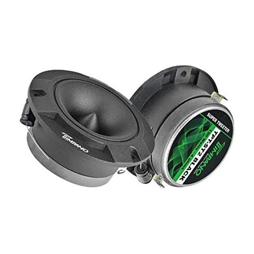  [아마존베스트]Timpano Audio 2 x Timpano TPT-ST2 4 Super Loud Tweeters Black Titanium Bullet 480 Watts