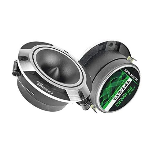  [아마존베스트]Timpano Audio 2 x Timpano TPT-ST2 4 Super Loud Tweeters Silver Titanium Bullet 480 Watts