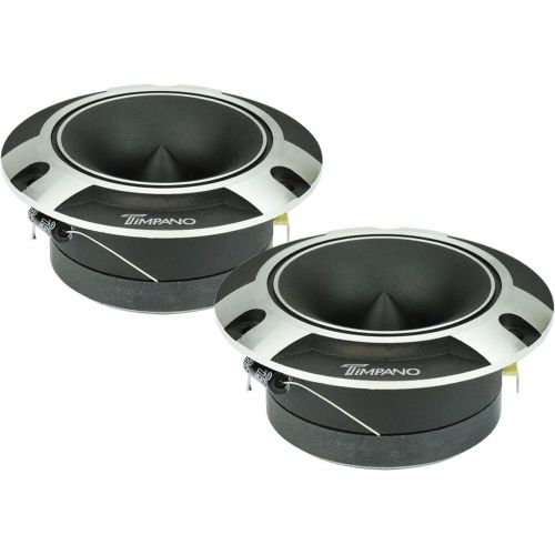  [아마존베스트]Timpano Audio 2 x Timpano TPT-ST2 4 Super Loud Tweeters Silver Titanium Bullet 480 Watts