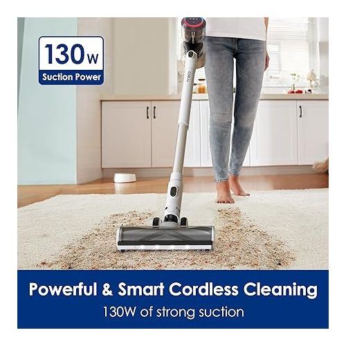  Tineco Pure ONE S11 Ultra Cordless Stick Vacuum Cleaner, Smart Handheld Lightweight and Quiet,ZeroTangle Brush, Deep Clean for Hard Floor, Powerful Suction