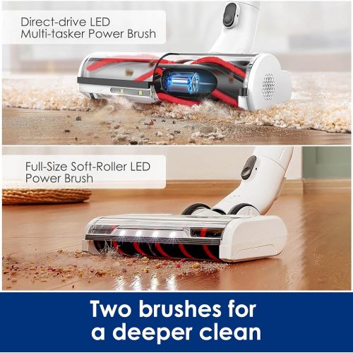  Tineco Pure ONE S12 PRO EX Smart Cordless Stick Vacuum Cleaner, Optimized Ultra Powerful Suction & Long Runtimes, Excellent for Multi-Surface & Pet Hair Cleaning with LED Hard Floo