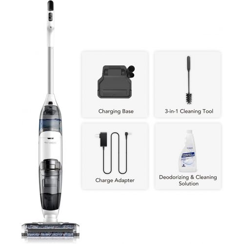  [아마존베스트]Tineco iFLOOR Cordless Wet Dry Vacuum Cleaner and Mop, Powerful One-Step Cleaning for Hard Floors, Great for Sticky Messes and Pet Hair