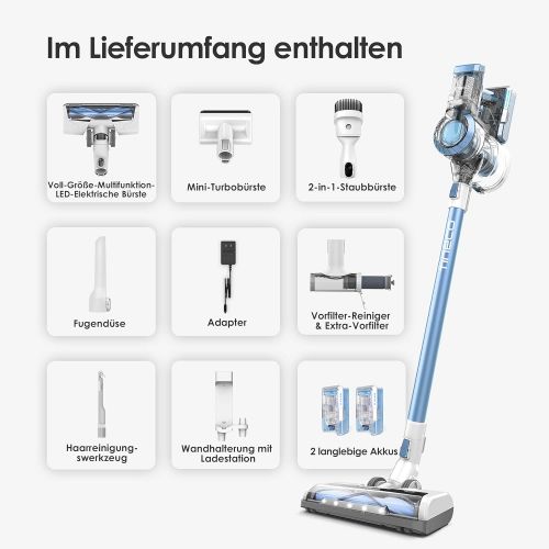  [아마존베스트]Tineco A11 Hero/Master 22 kPa Cordless Vacuum Cleaner with Powerful Suction, Lightweight Hand Device with a Digital Motor, Includes 2 Rechargeable Batteries