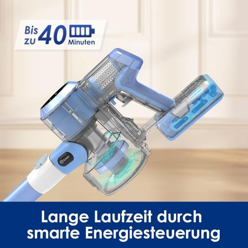  [아마존베스트]Tineco S11 Series Smart Battery Vacuum Cleaner, Smart Suction Function, Perfect for Hard Floors, Carpet and Pet Hair Cleaning, blue