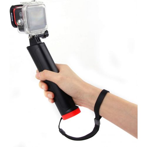  Tineer Diving Floating Bar Hand Grip - Universal Action Camera Extension Handle Stick Mount for DJI OSMO Pocket/OSMO Action/GoPro Camera Accessory