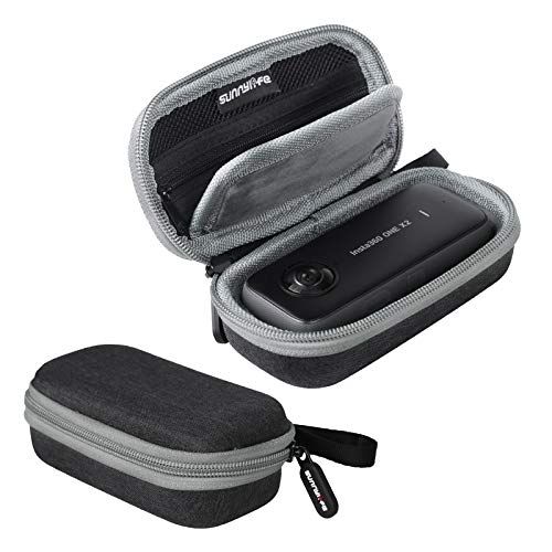  Tineer Mini Camera Drone Bag, Portable EVA Carrying Case Travel Protective Case for Insta360 ONE X2 Sport Camera Accessories