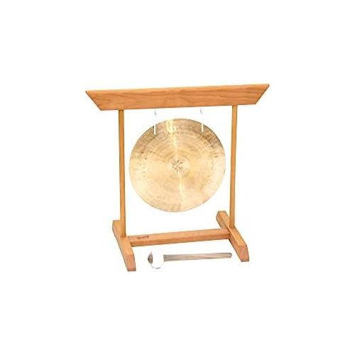  [아마존베스트]Tingsha (Wind) Feng Gong Diameter 35 cm with Wooden Stand, Beech