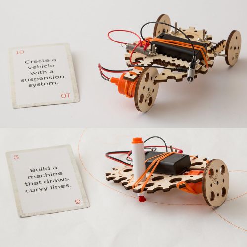  Tinkering Labs Electric Motors Catalyst STEM Kit | Intro to Engineering, Robotics, Circuit Building Projects for Kids and Teens | DIY Science Experiments Using Real Motors, Real Ha