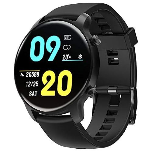  Smart Watch for Women Men,Tinwoo 46mm Support QI Wireless Charging,Activity Tracker with Heart Rate Monitor,5ATM Waterproof Pedometer Smartwatch Sleep Monitor for iPhone and Androi