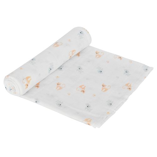  Tiny Cloud Swaddle Receiving 3 Pack Blanket Set Made with 100% Organic Cotton Muslin