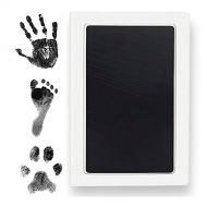 Tiny Gifts Large Clean Touch Ink Pad for Baby Handprints and Footprints  Inkless Infant Hand & Foot Stamp  Safe for Babies, Doesn’t Touch Skin  Perfect Family Memory or Gift, Black Print K