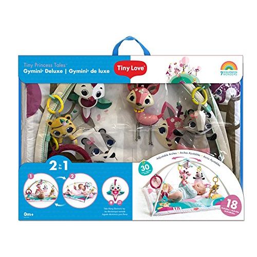 타이니러브 Tiny Love Gymini Deluxe Infant Activity Gym Play Mat, Tiny Princess Tales