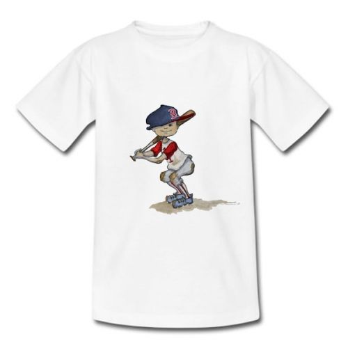  Youth Boston Red Sox Tiny Turnip White Slugger T-Shirt