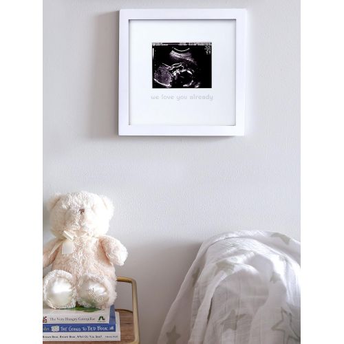  Tiny Ideas We Love You Already Sonogram Keepsake Photo Frame, White