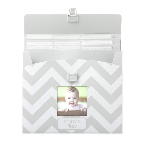  Tiny Ideas Baby File Keeper, Gray