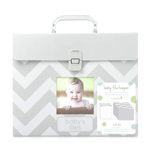  Tiny Ideas Baby File Keeper, Gray