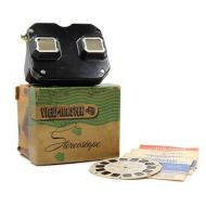 TinyChinaVintage Vintage Viewmaster Stereoscope - Original Box- 3 Fairy Tale Reels - Mother Goose - Red Riding Hood - Cinderella - 1950s - Bakelite