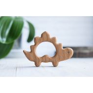 Etsy Organic Wooden Teether. Beech Dinosaur Teething Toy. Hand-carved Teether. Natural Baby Toy. Eco Friendly Infant Toy. Newborn gift.