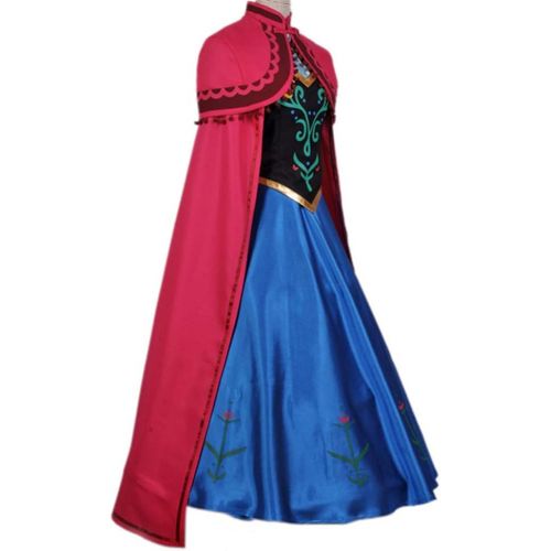  할로윈 용품Tinyones Women Princess Costume Cosplay Dress Up Halloween Gown Outfit with Cloak