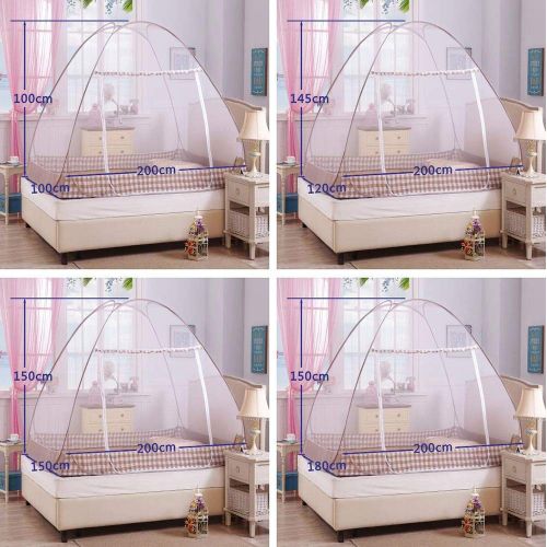  [아마존베스트]Tinyuet Mosquito Net, Bed Tent Pop up Mosquito Net for Bed,Bed Canopy Baby Mosquito Nets Trip Insect Fly...