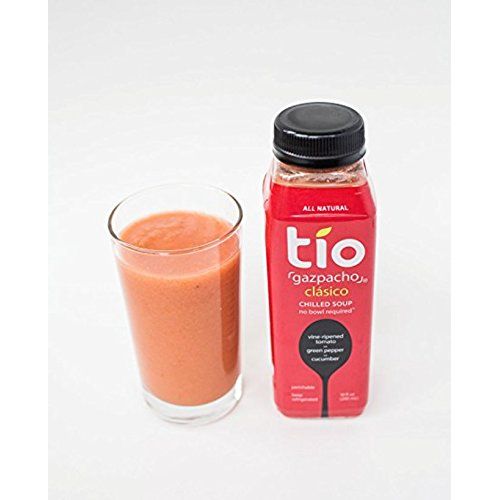  Tio Gazpacho All-Natural Chilled Soup, Variety Pack, 10oz (Pack of 12)