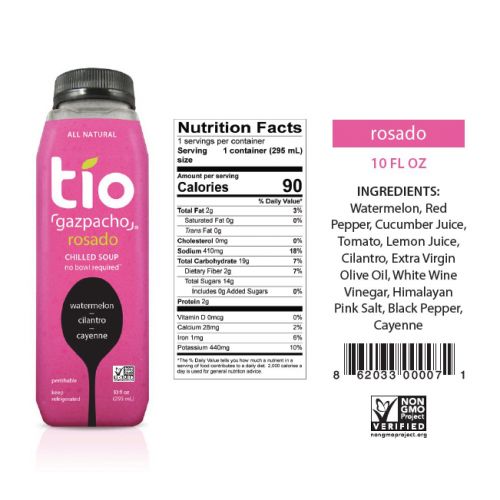  Tio Gazpacho All-Natural Chilled Soup, Variety Pack, 10oz (Pack of 12)