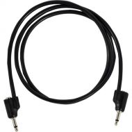 TipTop Audio Stackable Shielded 3.5mm Eurorack Patch Cable (Black, 35.4