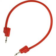 TipTop Audio Stackable Shielded 3.5mm Eurorack Patch Cable (Red, 11.8