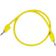 TipTop Audio Stackable Shielded 3.5mm Eurorack Patch Cable (Yellow, 19.7