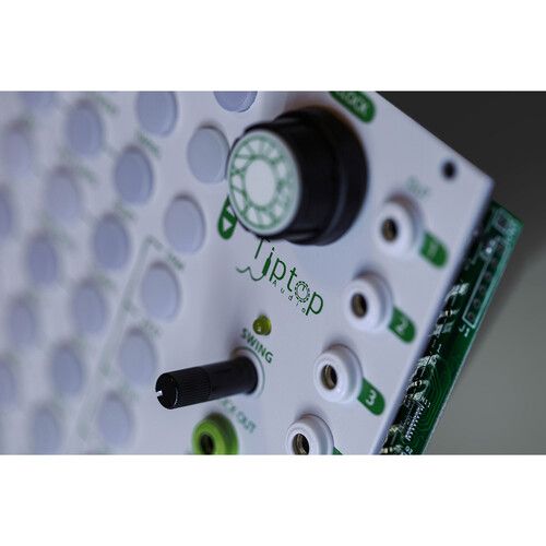  TipTop Audio Circadian Rhythms Performance Sequencer Eurorack Module (36 HP, White)