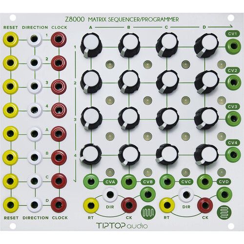  TipTop Audio Z8000 Matrix Sequencer/Programmer Eurorack Module (28 HP, White)