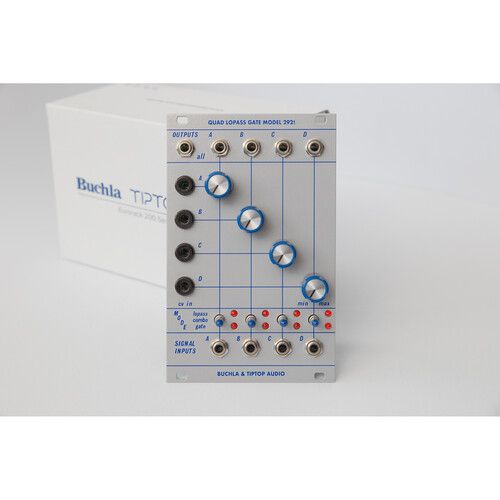  TipTop Audio Buchla Model 2921t Quad Low-Pass Gate Eurorack Module (16 HP)