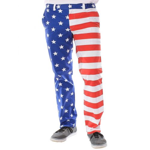  Tipsy+Elves USA American Flag Pants - Mens Patriotic Pants by Tipsy Elves