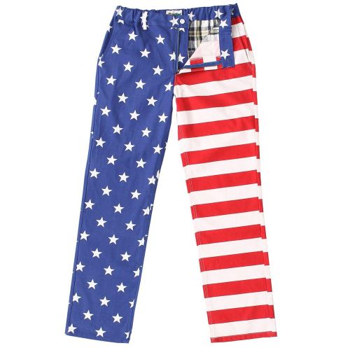  Tipsy+Elves USA American Flag Pants - Mens Patriotic Pants by Tipsy Elves