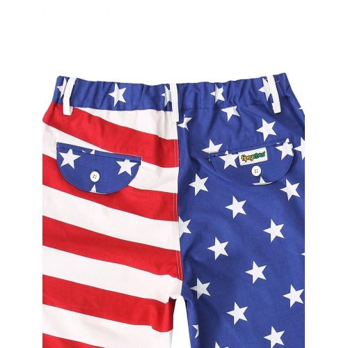  Tipsy+Elves USA American Flag Pants - Mens Patriotic Pants by Tipsy Elves